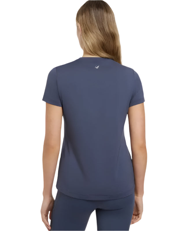 LEMIEUX Sports T-Shirt - Dusk Blue. Women's Horse Riding Apparel, Equiflair.
