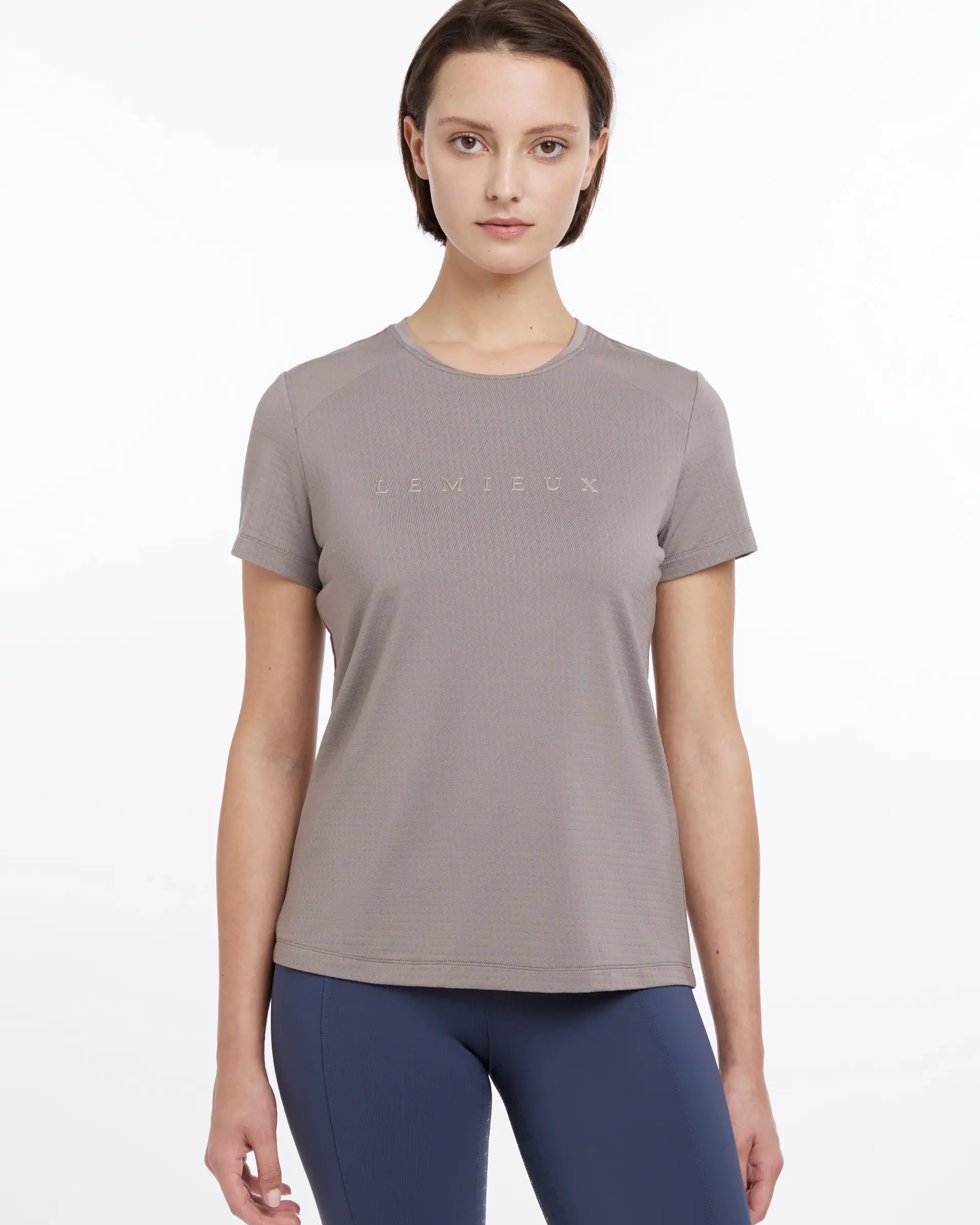 LEMIEUX Sports T-Shirt Pecan - Women's Equestrian Performance Wear from Equiflair