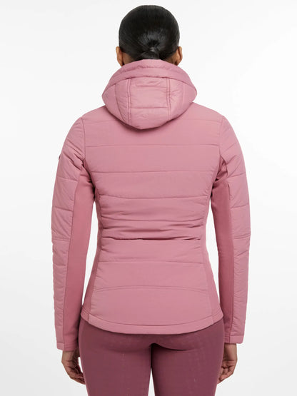 LeMieux Brioney Hybrid Jacket Peony - Women's Padded Outerwear Back View | Equiflair
