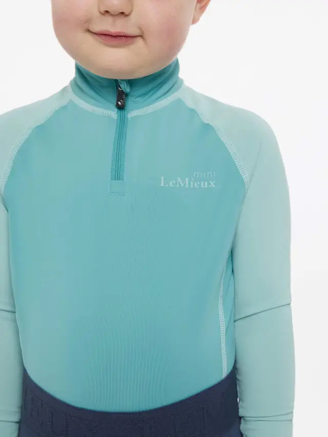 Lemieux Mini Base Layer Lagoon - Kids Equestrian Apparel by Equiflair