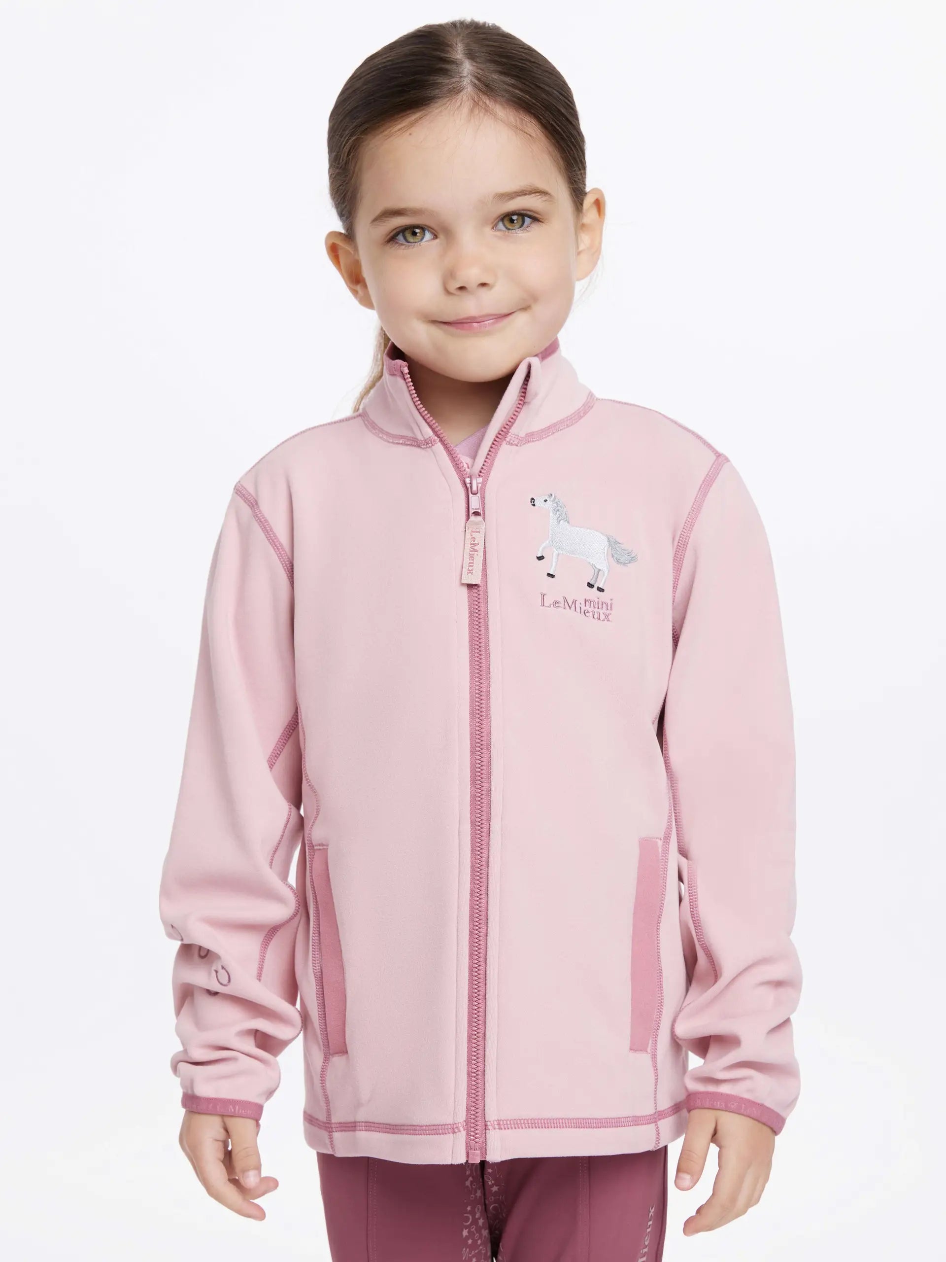 LeMieux Mini Mari Blossom Fleece Jacket for Girls - Equestrian Riding Apparel