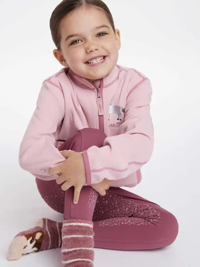Lemieux Mini Mari Micro Fleece in Blossom Pink - Girl's Equestrian Riding Jacket