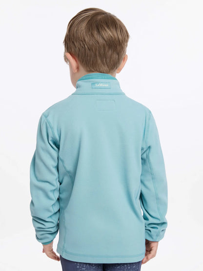 Lemieux Mini Mari Micro Fleece Aqua - Children's Riding Fleece Jacket