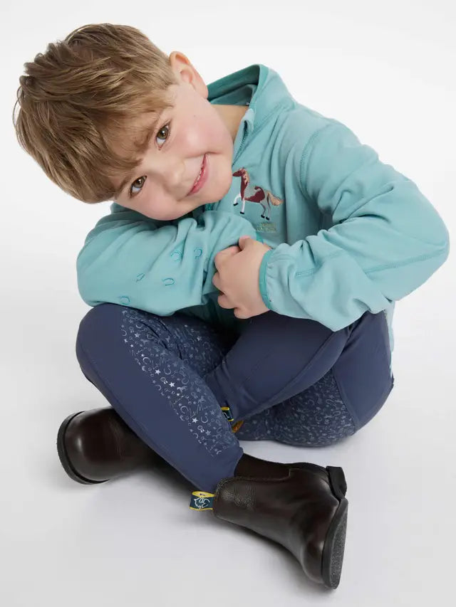 Lemieux Mini Mari Micro Fleece Aqua Jacket - Child's Equestrian Riding Apparel