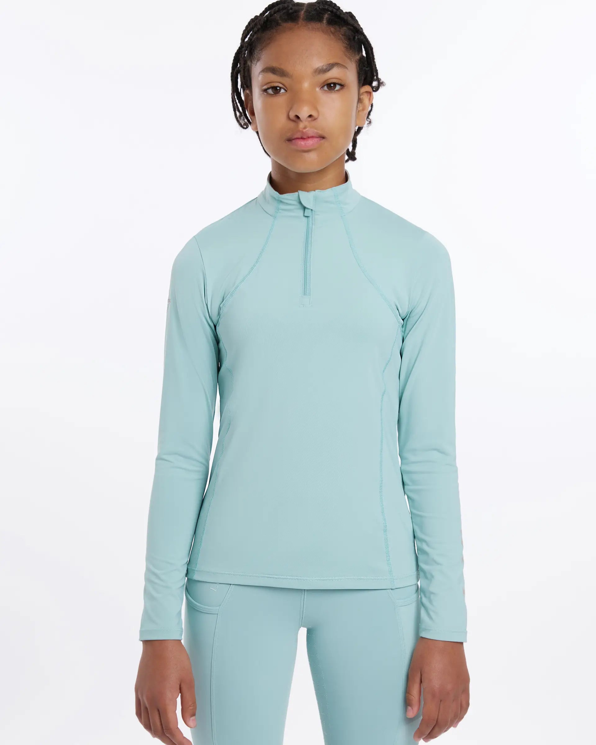 LeMieux Young Rider Aqua Base Layer. UV50+ Protection. Equiflair Saddlery. Equestrian Apparel.