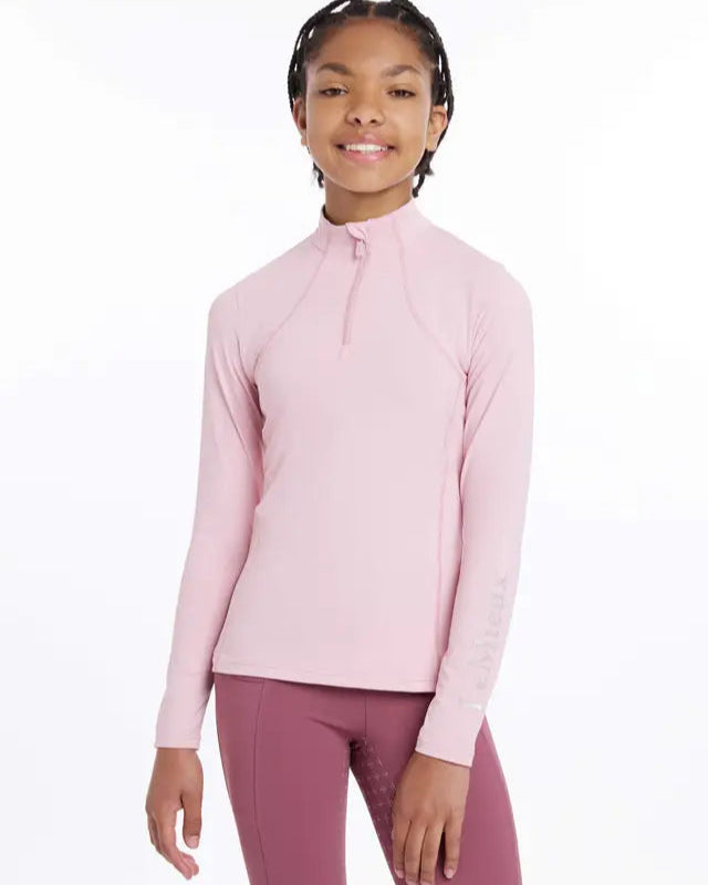 LeMieux Young Rider Base Layer - Blossom Pink Equestrian Apparel for Girls, UV Protection, Moisture Wicking
