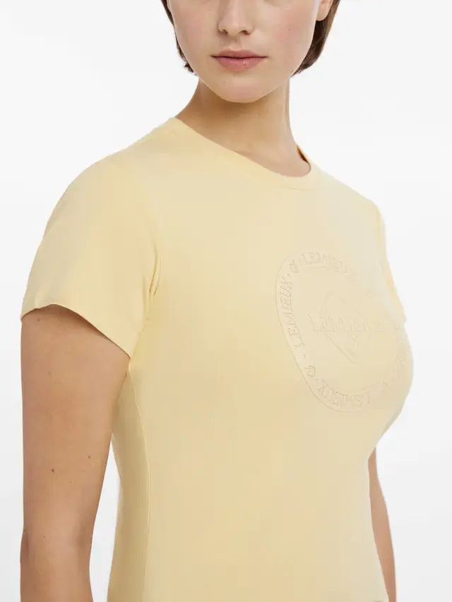 LeMieux Classique T-shirt in Mimosa color - Stylish equestrian riding top