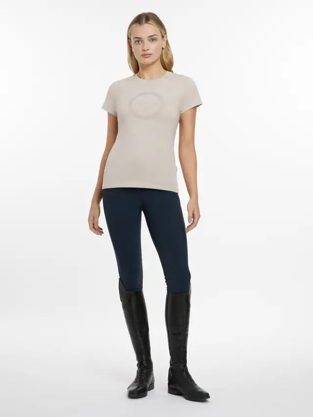 LE MIEUX Classique T-Shirt Stone - Women's Equestrian Riding Apparel | Equiflair