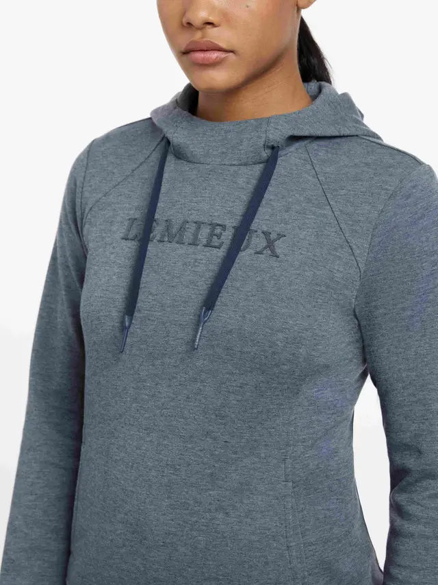 Lemieux Martha Hoodie Dusk Blue | Women's Hooded Sweatshirt Equiflair