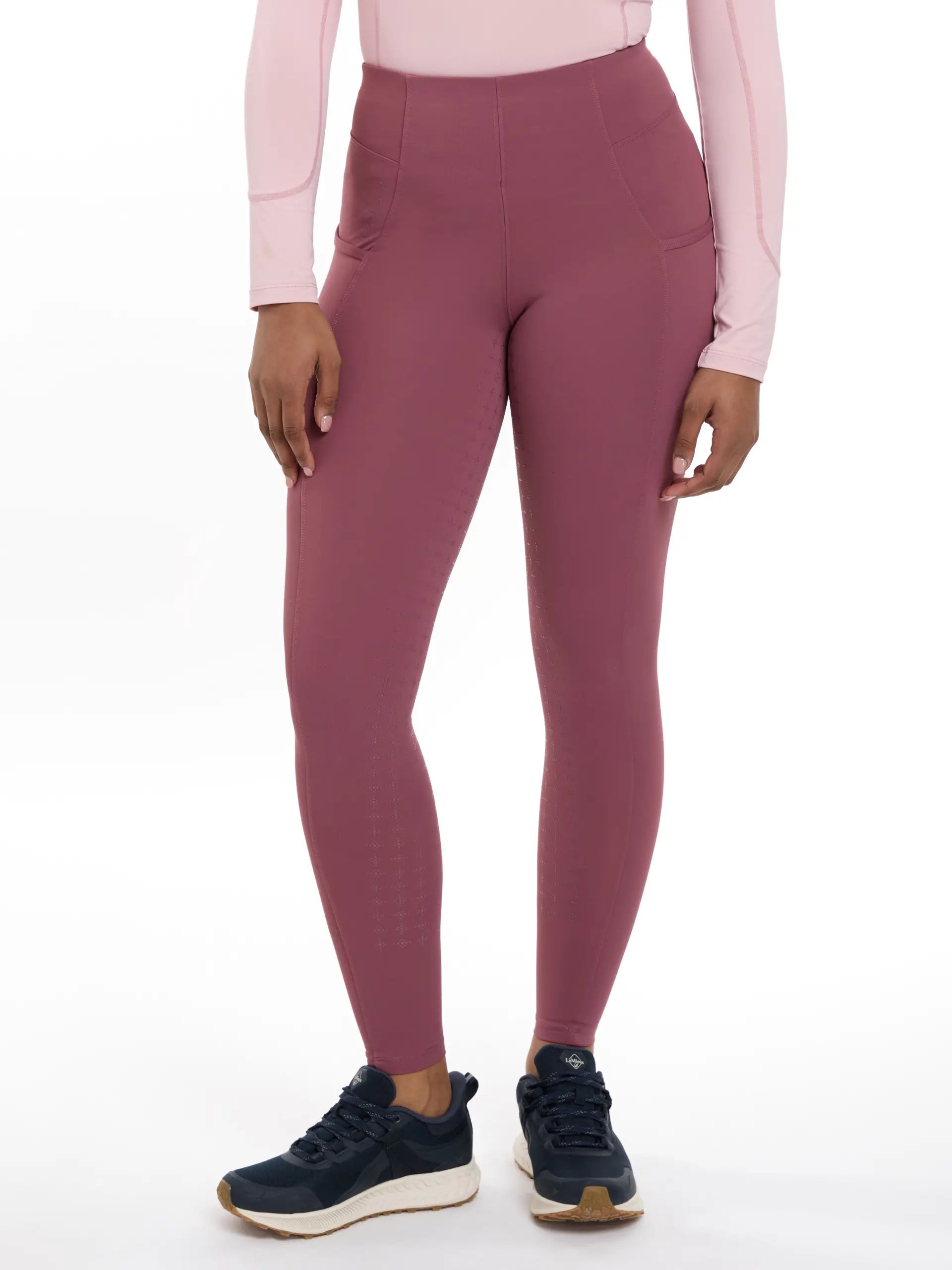 LEMIEUX NAOMI PULL ON BREECHES ROSEWOOD - Women's Equestrian Riding Breeches