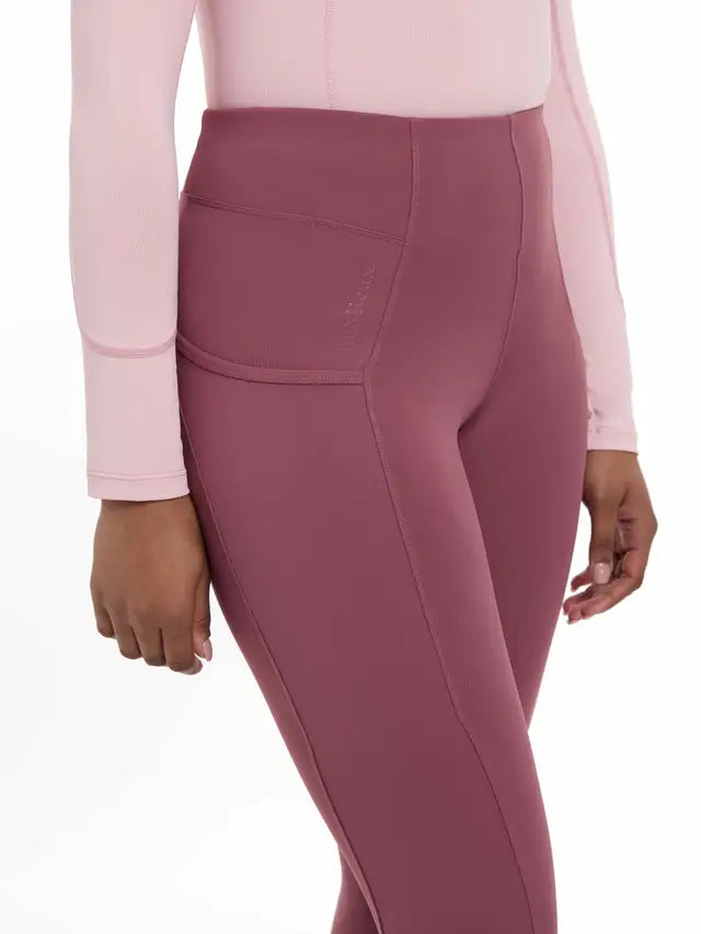 LEMIEUX Naomi Rosewood Breeches | Equestrian Pull-On Riding Pants | Equiflair Saddlery