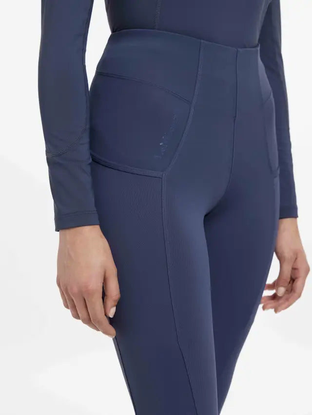 Lemieux Naomi Pull-On Breeches - Dusk Blue Equestrian Riding Apparel. Comfortable Fit & Stylish Design