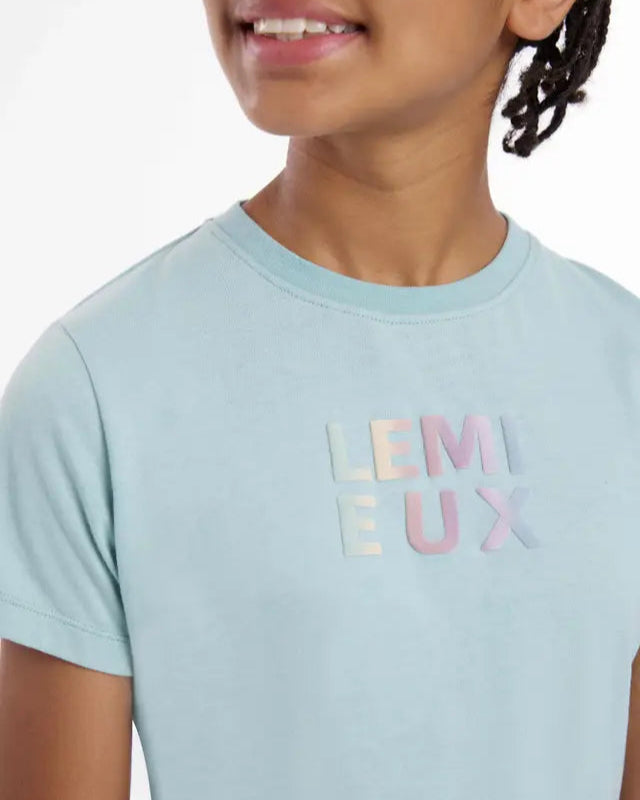 LEMIEUX Young Rider Arianna Aqua T-Shirt | Equiflair equestrian wear for kids