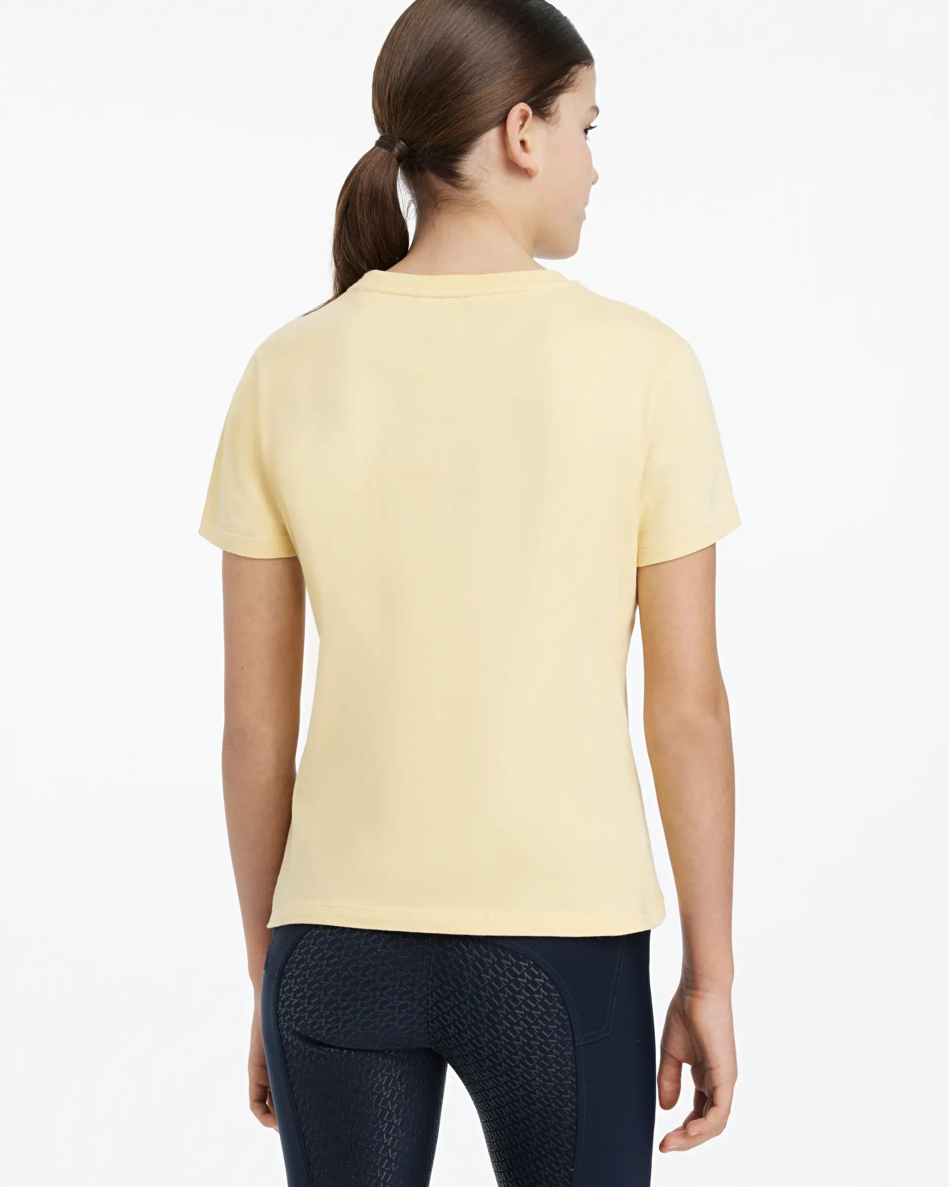 LeMieux Young Rider Arianna T-Shirt Mimosa - Yellow Kids Tee from Equiflair