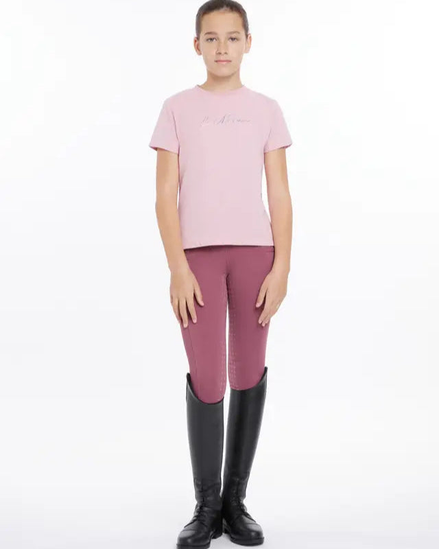 LeMieux Young Rider Arianna T-shirt - Blossom (Pink) - Equestrian Riding Apparel for Youth