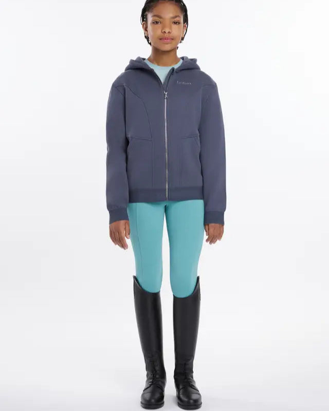 Lemieux Young Rider Hadley Hoodie - Dusk Blue | Equestrian Zip-Up | Equiflair Store