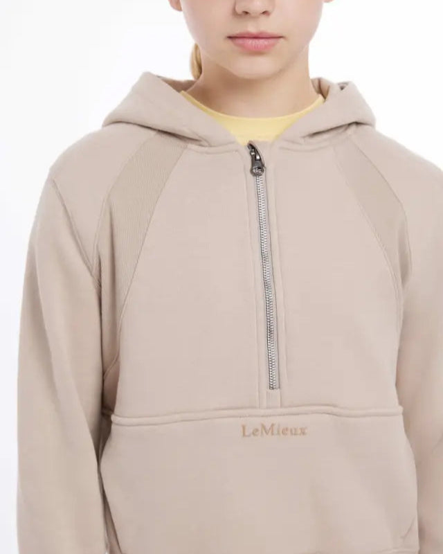 Lemieux Young Rider Harriet Pop Over Almond Hoodie - Equiflair