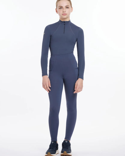 LEMIEUX Young Rider Orla Pull Ons in Dusk Blue: Comfortable & Stylish Equestrian Apparel for Kids