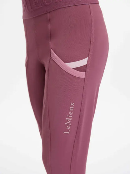 LEMIEUX Mini Pull On Breeches Rosewood | Equiflair riding pants, equestrian apparel.