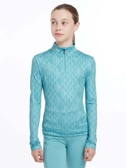Lemieux Young Rider Clea Lagoon Base Layer - UV30+ Equestrian Apparel by Equiflair