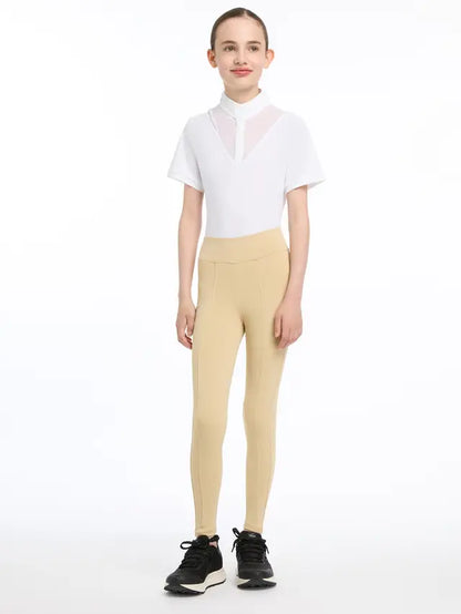LeMieux Young Rider Pull On Breeches Beige