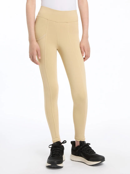 LeMieux Young Rider Pull On Breeches Beige