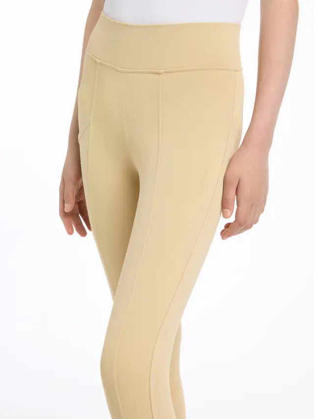 LeMieux Young Rider Pull On Breeches Beige