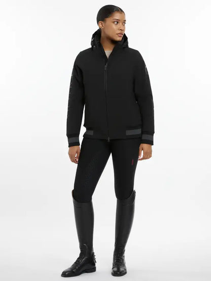 LEMEIEUX LADIES TEAM JACKET BLACK. Waterproof, insulated jacket from Equiflair.
