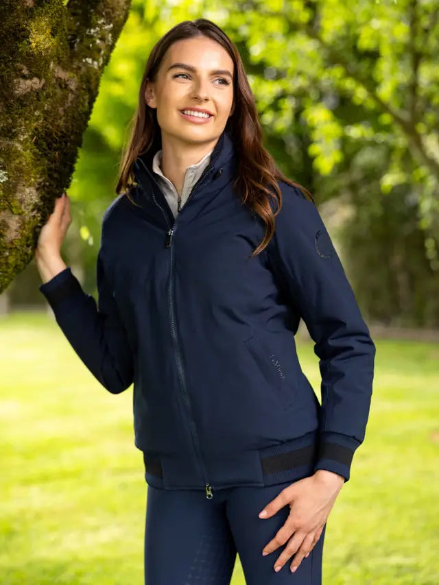 LEMIEUX Ladies Team Jacket Navy at Equiflair: Waterproof & Insulated Equestrian Apparel