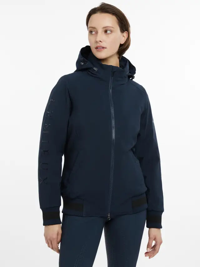 LeMieux Ladies Team Jacket Navy Waterproof Insulated Equestrian Outerwear - Shop Now!