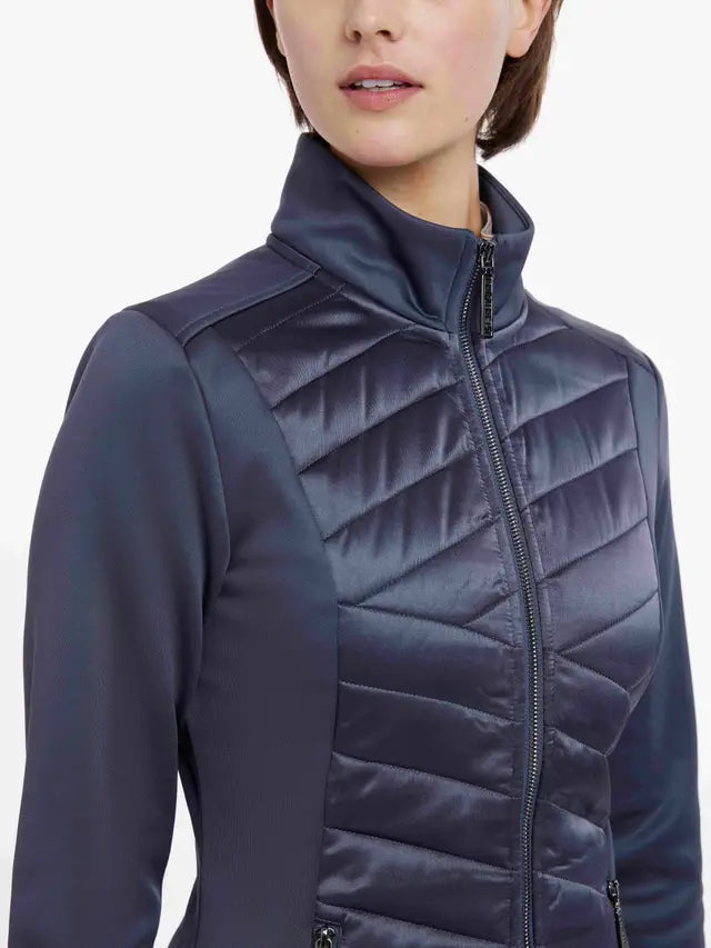 LeMieux Dynamique Jacket Dusk Blue: Women's Padded Equestrian Jacket