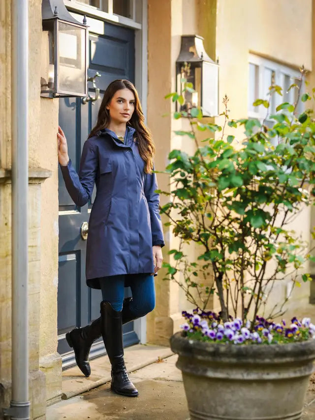 LeMieux Grace Long Rain Jacket Dusk Blue