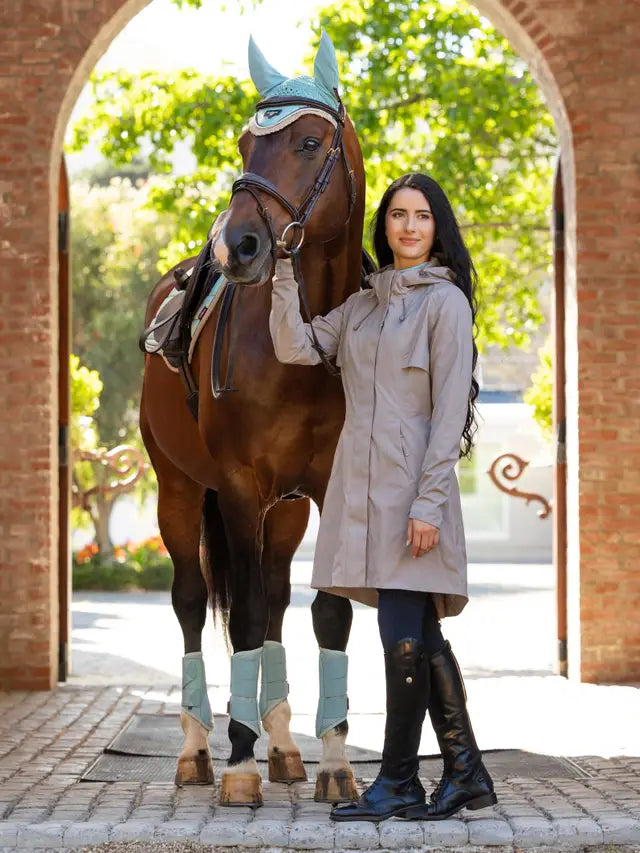 LeMieux Grace Long Rain Jacket Pecan