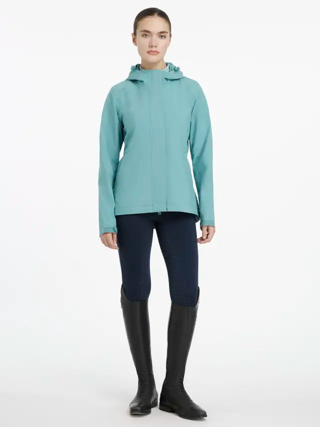 Lemieux Isla Waterproof Jacket Lagoon - Equiflair: Women's Short, Water-Repellent Riding & Outdoor Coat