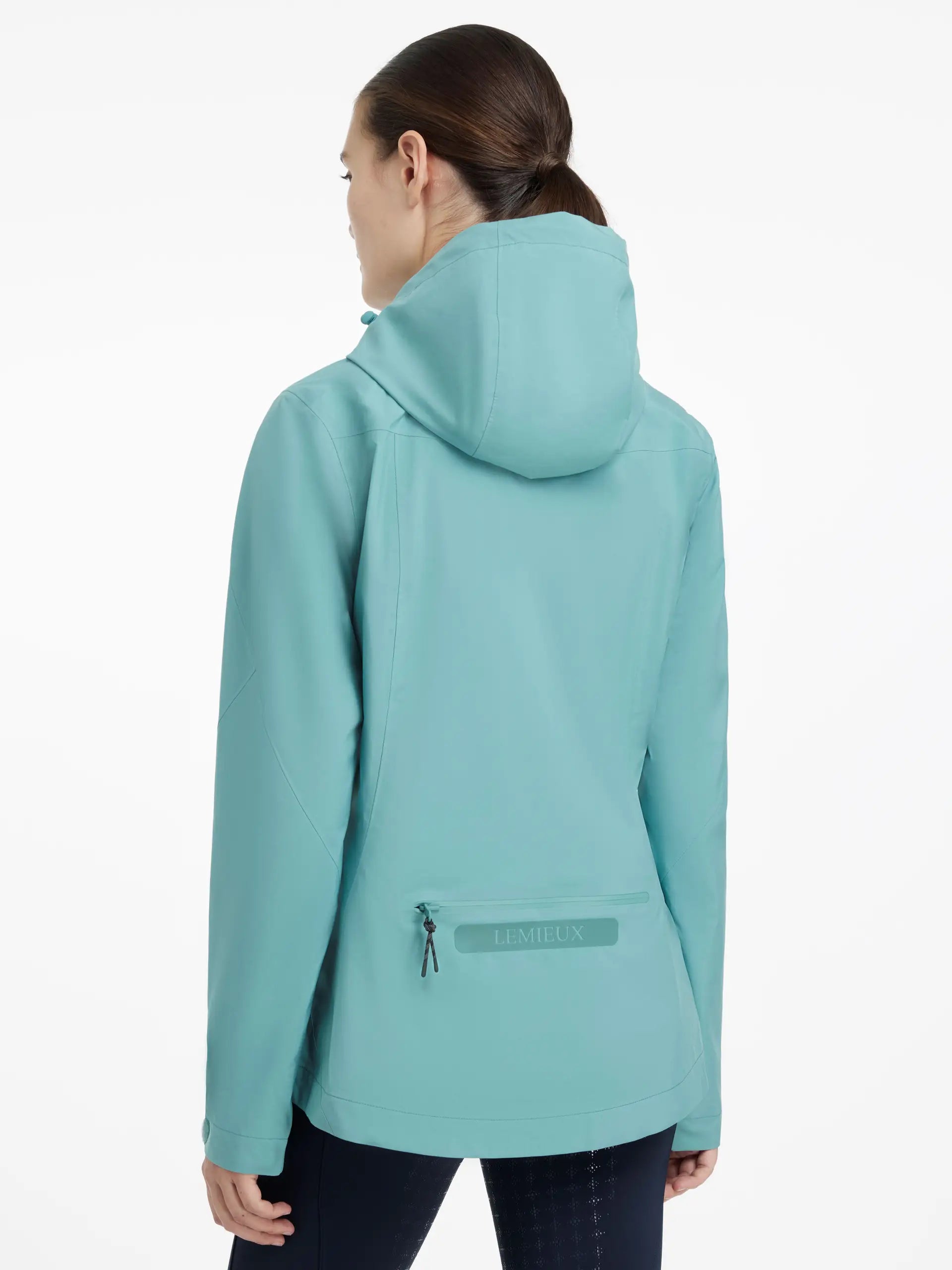 LEMIEUX Isla Waterproof Jacket Lagoon: Stylish and Protective Riding & Outdoor Apparel - Shop Now!