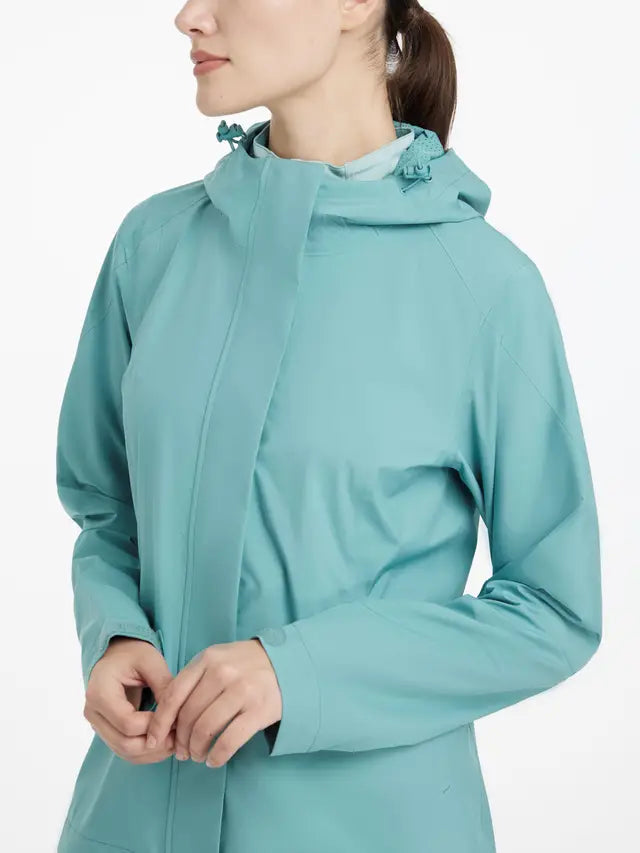 LEMIEUX ISLA SHORT WATERPROOF JACKET LAGOON | Women's Blue Waterproof Jacket | Rain Jacket