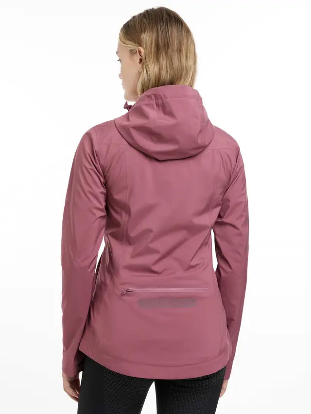 Lemieux Isla Waterproof Jacket Rosewood | Women's Outdoor Raincoat Packable