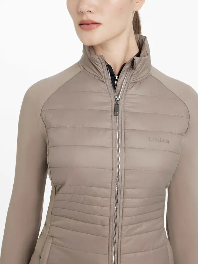 LeMieux Juliette Jacket in Pecan: Women's Quilted Riding Coat