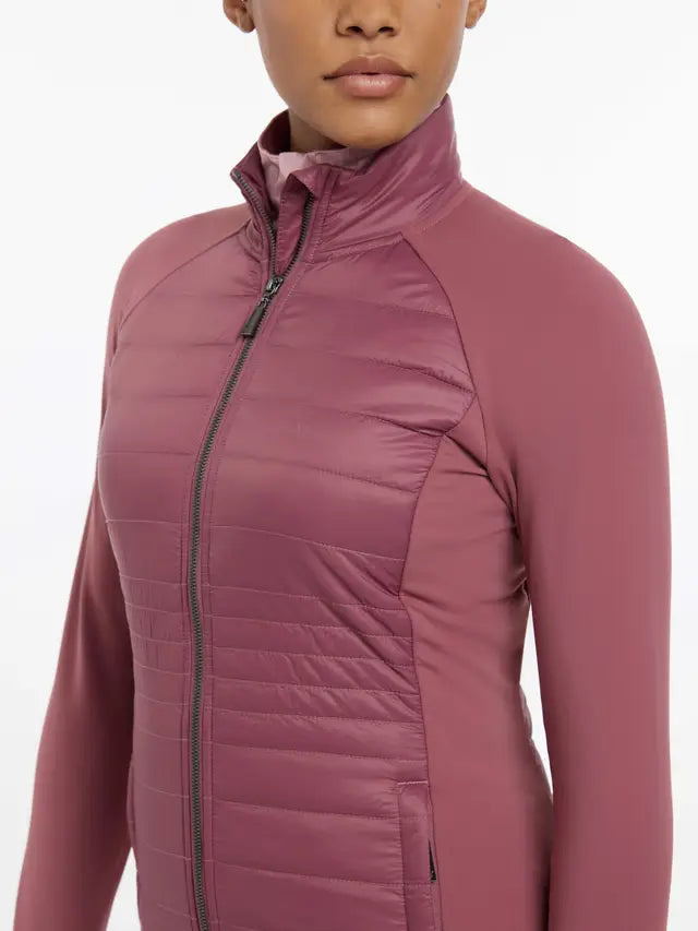 Lemieux Juliette Rosewood Jacket: Women's Quilted Equestrian Layering Jacket