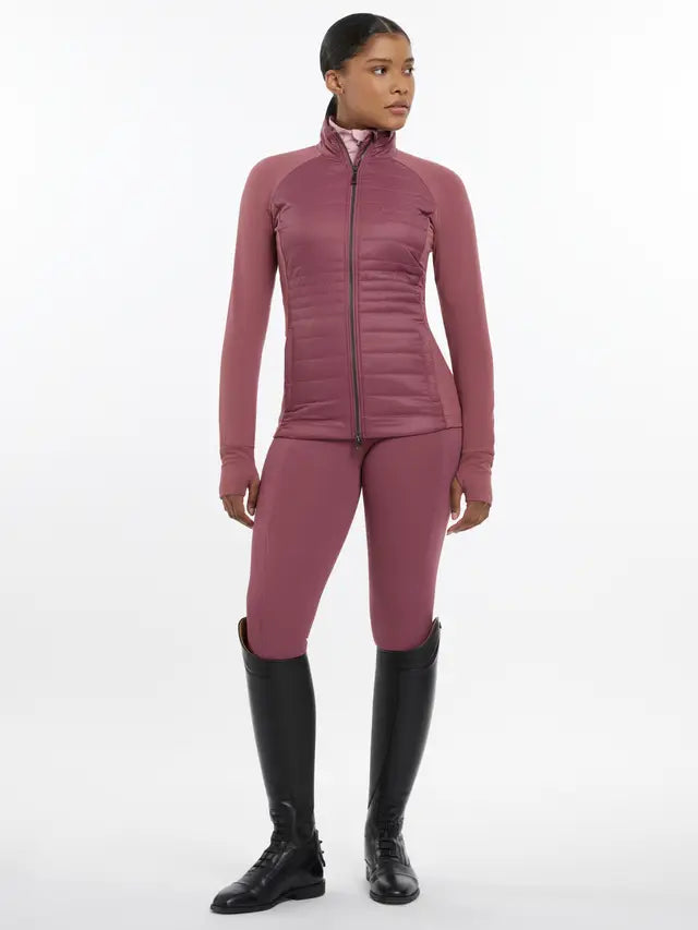 LeMieux Juliette Jacket Rosewood: Equestrian Women's Quilted Jacket from Equiflair
