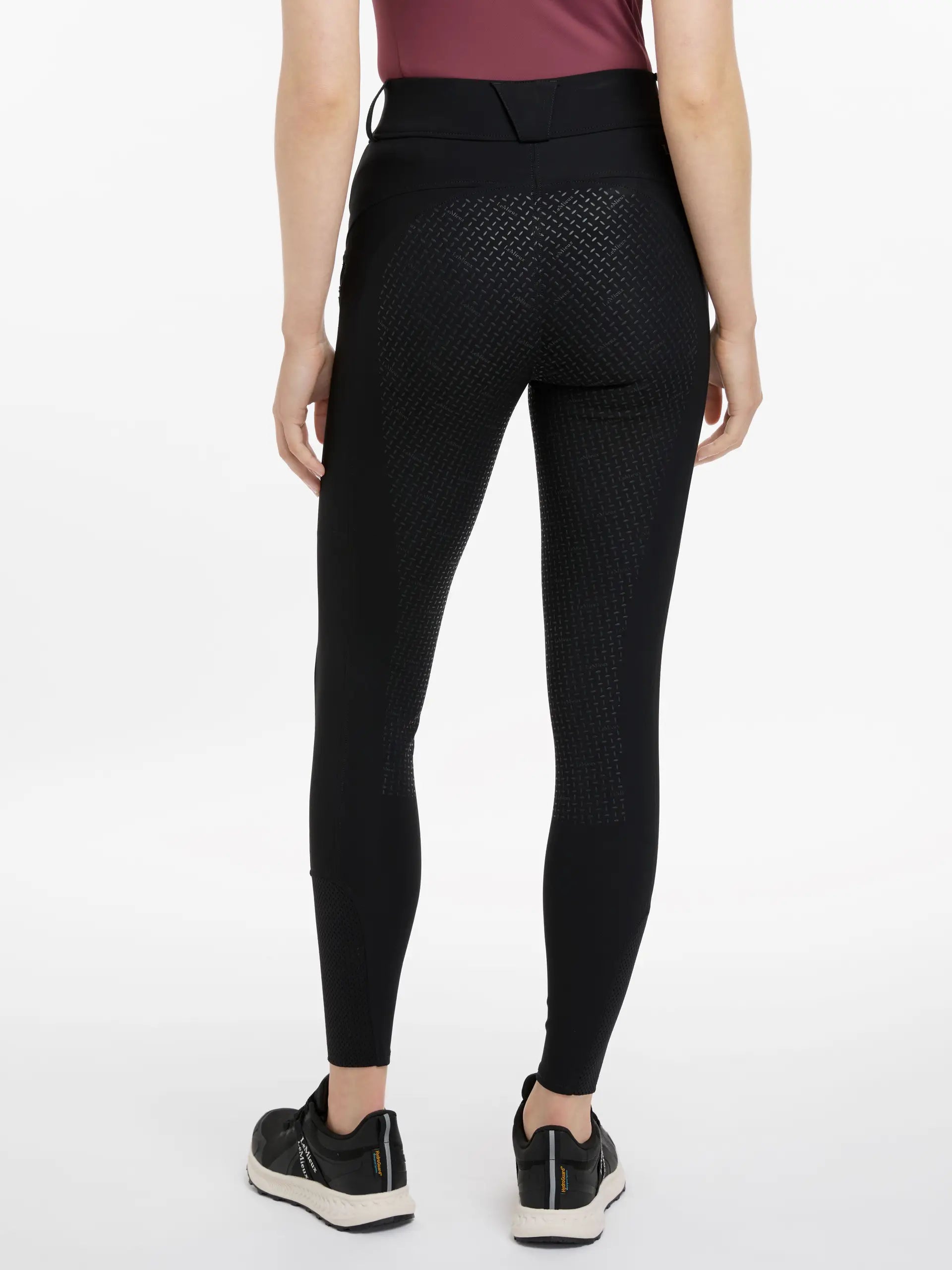 LEMIEUX AMY BREGGINGS Black: Equestrian Riding Leggings with Full Seat Silicone Grip, Comfortable Breech-Look, Equiflair Shop