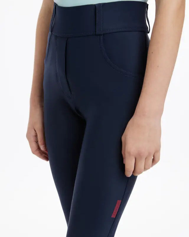 Lemieux Remi Kids Riding Breggings - Navy Equestrian Leggings for Young Riders: Comfort & Performance