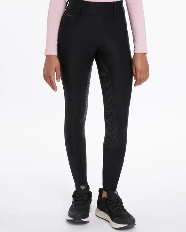 LE MIEUX Young Rider Remi Bregings in Black: Horse Riding Apparel for Girls