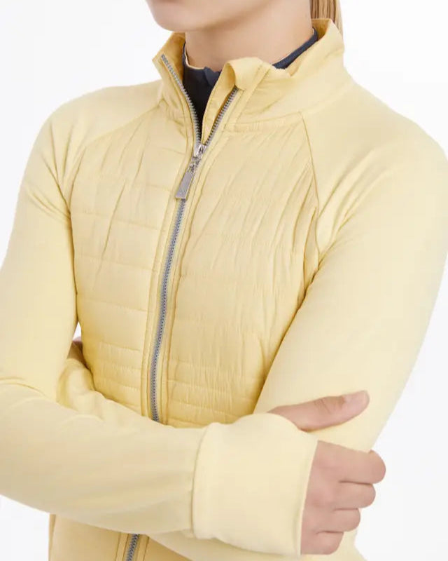 LE MIEUX Young Rider Josephine Jacket Mimosa - Quilted and Layering Style