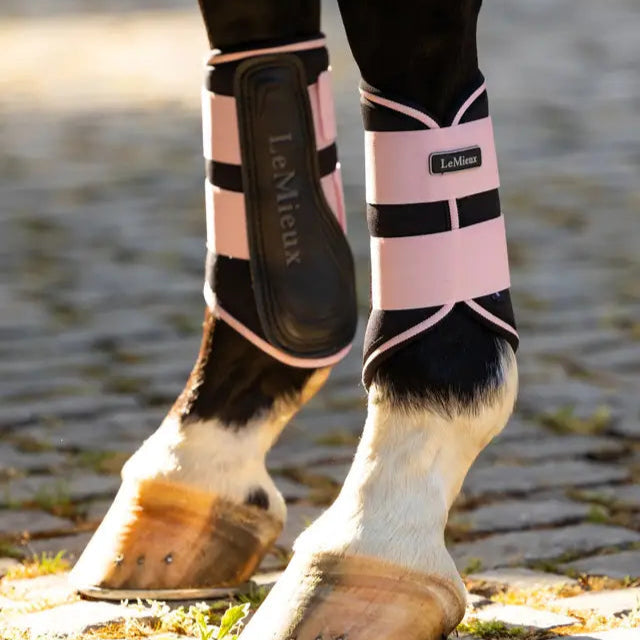 LeMieux Grafter Brushing Boots Blossom - Horse Leg Protection, Schooling & Turnout Boots | Equiflair Saddlery