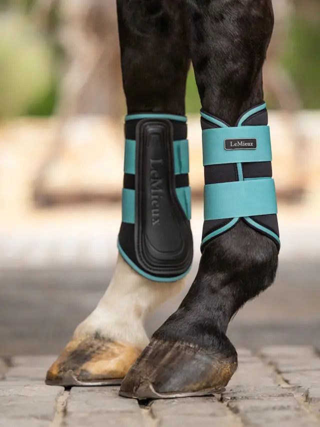 LeMieux Grafter Brushing Boots Lagoon