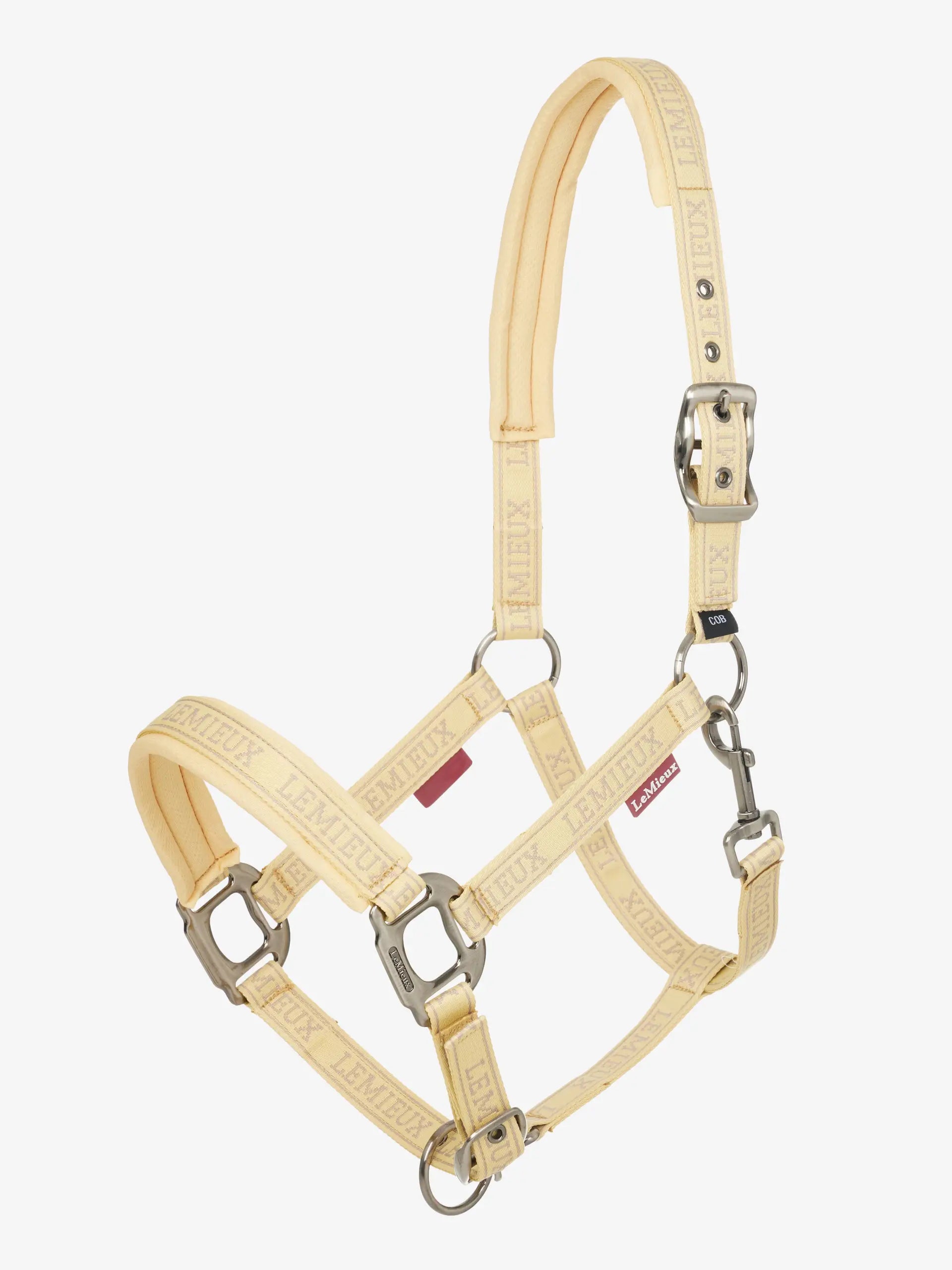 LeMieux Mimosa Logo Headcollar: Stylish Equestrian Halter for Horses - Comfortable & Adjustable