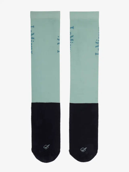 LeMieux Competition Socks 2 Pack Aqua | Lightweight Riding Socks | Equiflair