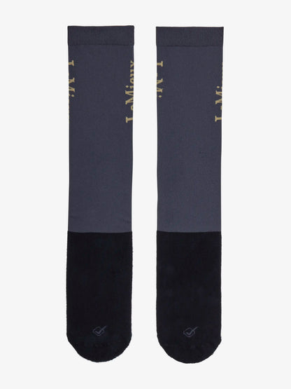 LeMieux Competition Socks 2 Pack Dusk Blue - Riding Socks Equiflair