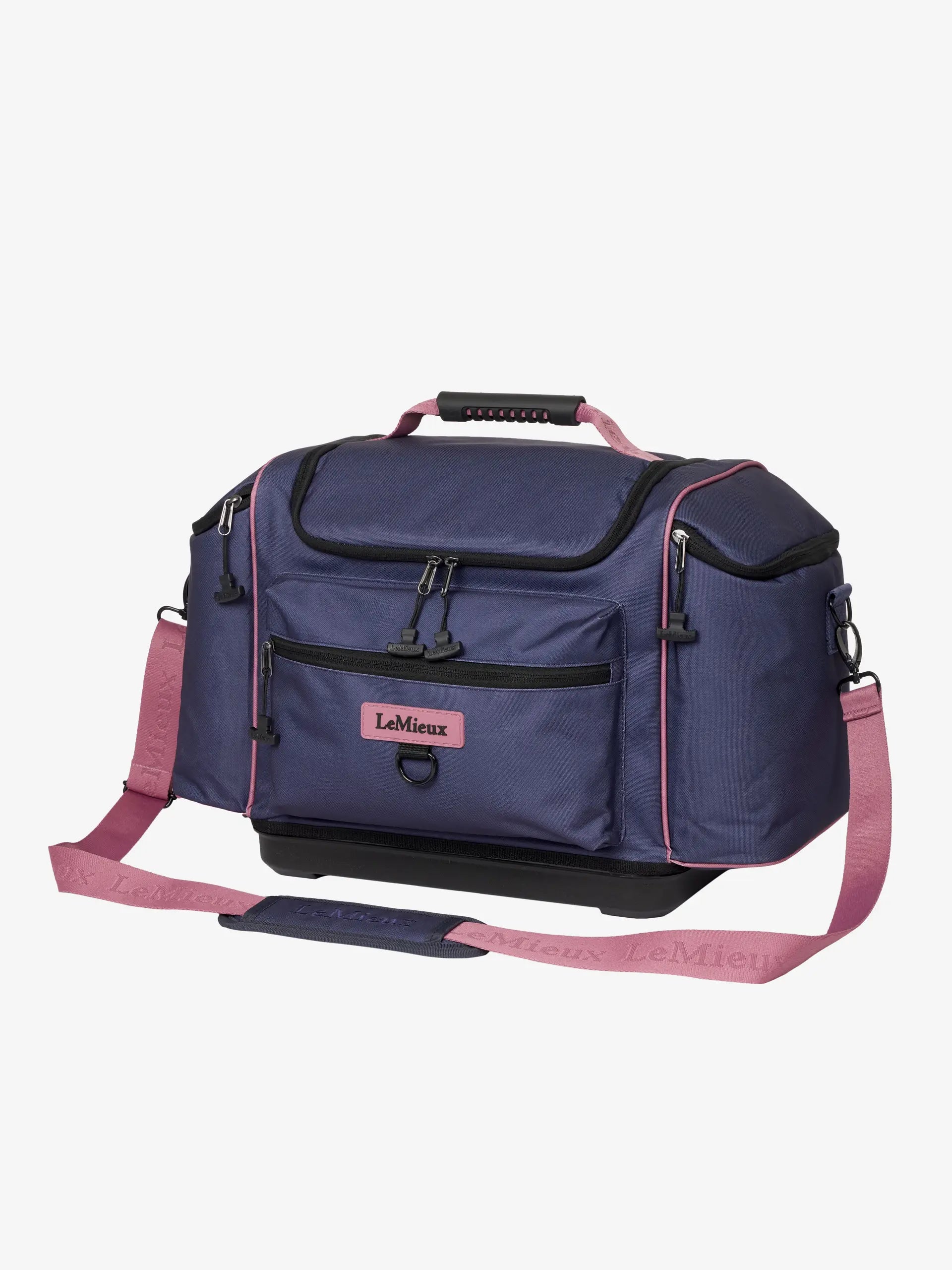 LeMieux Grooming Kit Pro - Dusk Blue Equestrian Bag | Horse Grooming Organizer, Durable, Portable. Keep your tools tidy!